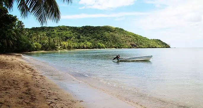 Natauloa seashore in Nairai, Lomaiviti. Photo: Partners in Community Development facebook page