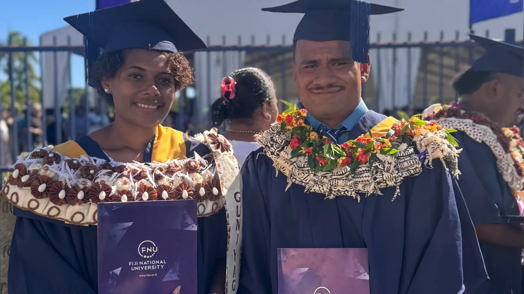 Fiji Sun Newsroom duo earn media degrees