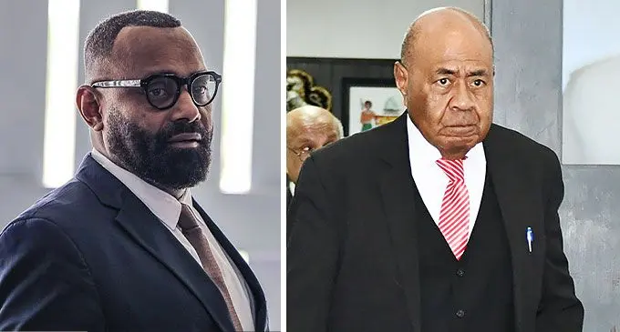 Acting director of Public Prosecutions, John Rabuku and Fiji Courts of Appeal Judge Justice Alipate Qetaki.