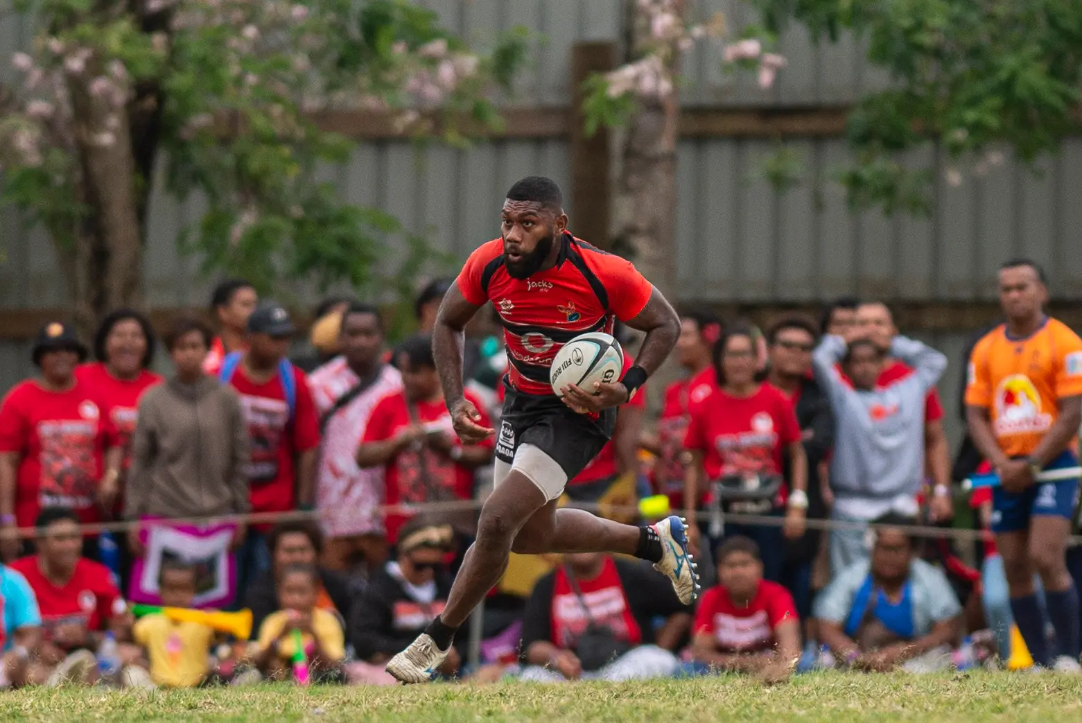 Peni Matawalu in action for Ra during the Vodafone Vanua Cup final at Buckhurst Park on August 31, 2026. 