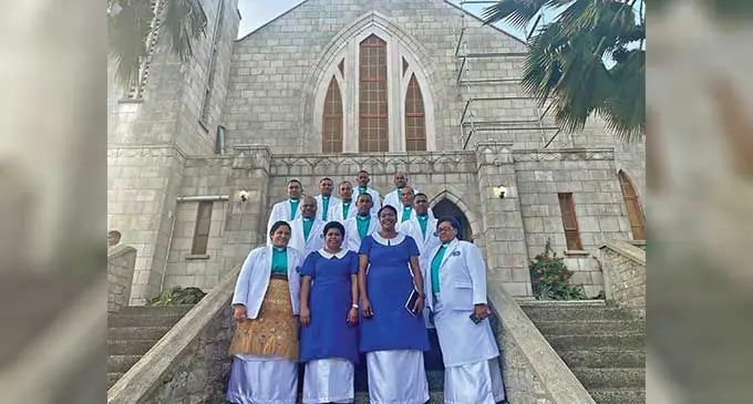 The newly-ordained ministers and deconesses of the Methodist Church in Fiji and Rotuma at the Centenary Church in Suva on August 1, 2024.