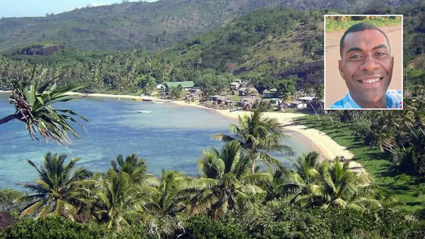 Yadua Island village headman Iliesa Rakuka at Yadua Island on October 22, 2026. Photo: Supplied