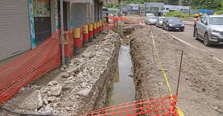 Roadworks at Walu Bay, Suva. File Photo: Jone Salusalu