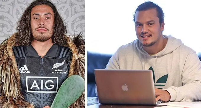 Jonathan Ruru (LEFT) and Pourie Rakete- Stones