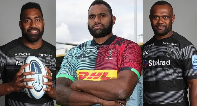 L-R: Tevita Cavubait, Semi Kunatani and Vereniki Goneva