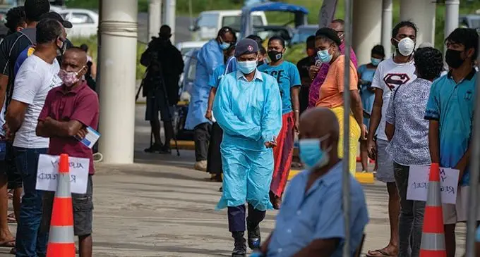 The Vaccination Drive in Laqere, Nasinu, on June 10, 2021. Photo: Leon Lord