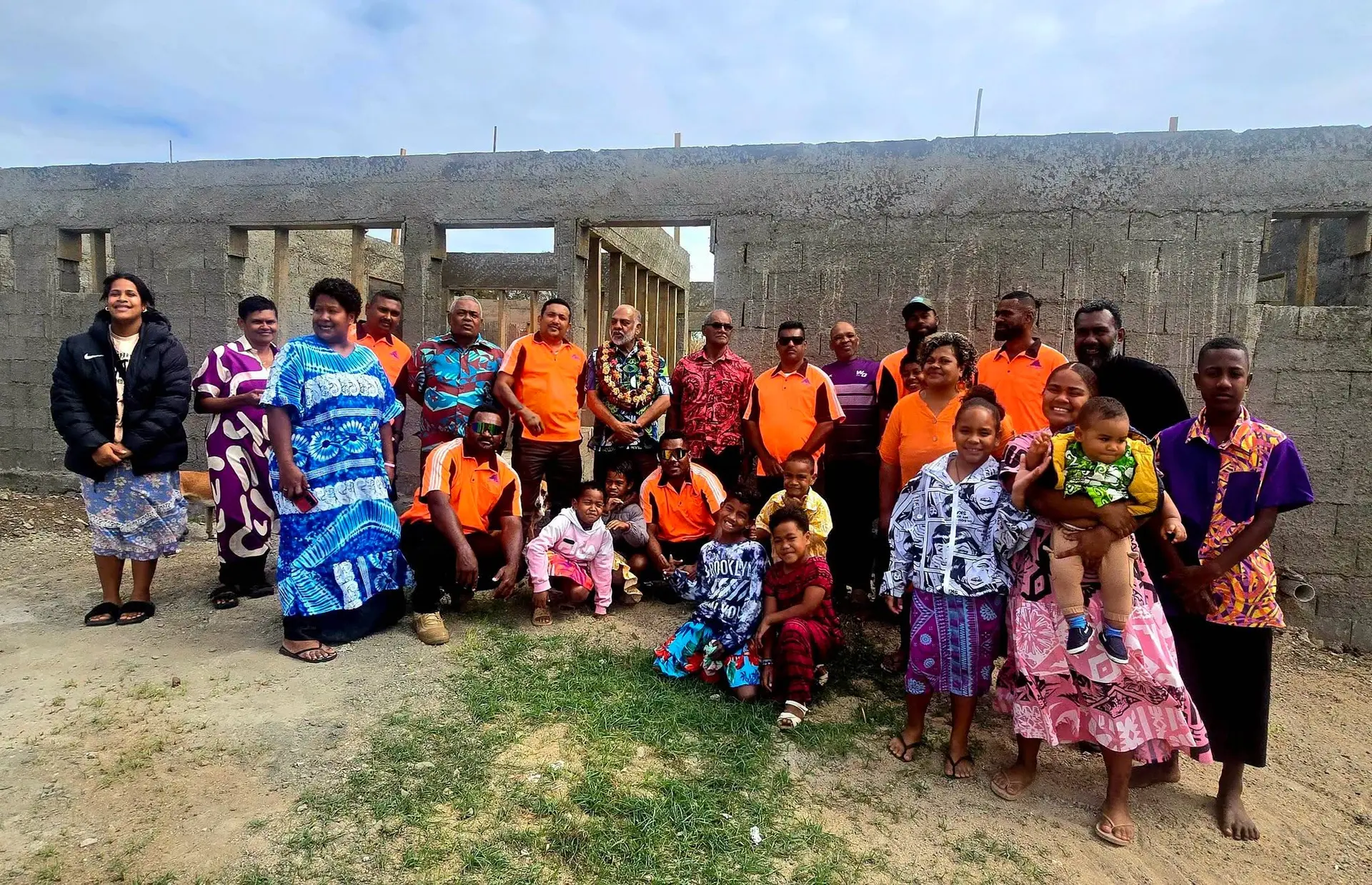 Minister for Employment, Productivity and Workplace Relations Agni Deo Singh, during a visit to the site, at  Dreketi Settlement Naqara, Taveuni.
