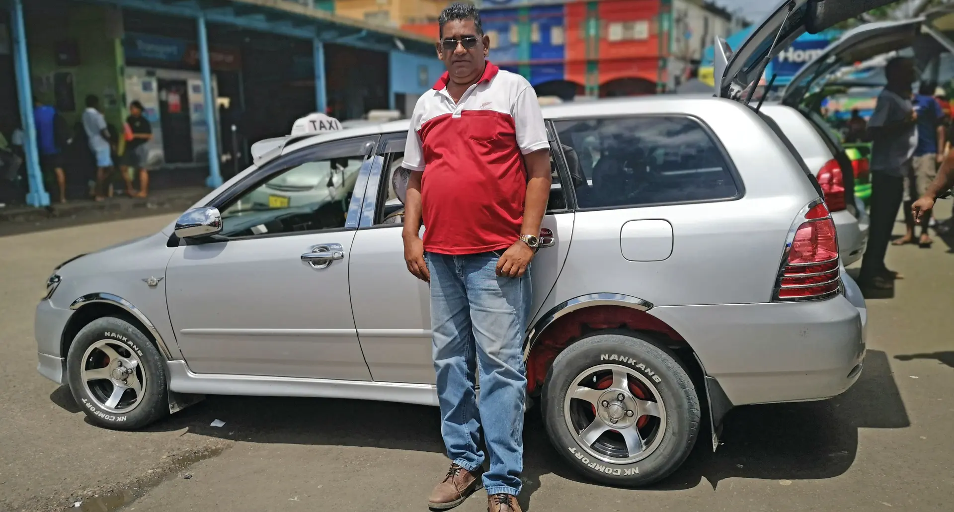 Taxi driver Rajeshwar Prasad at the Suva Bustand Stand taxi base on November 6, 2020.   Photo: Laiseana Nasiga