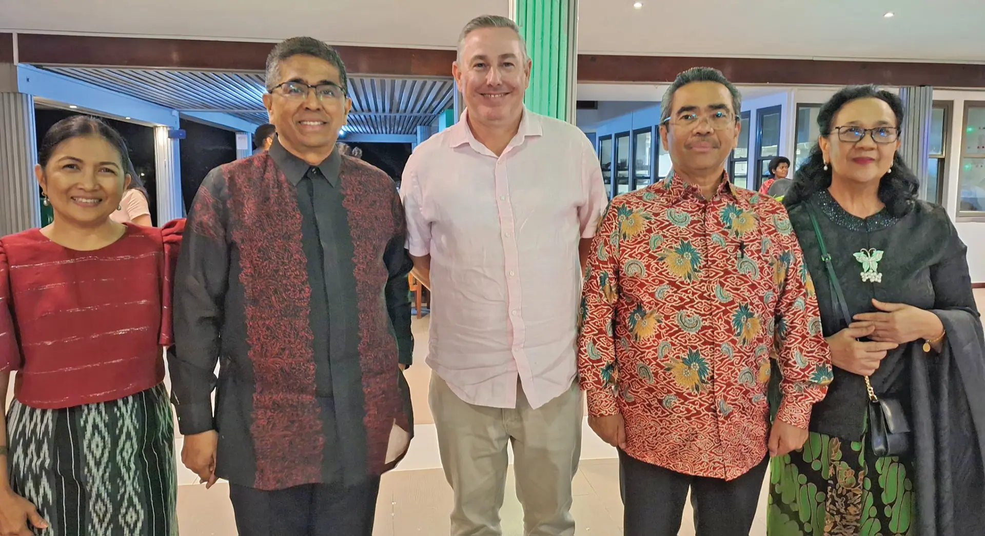 From left: Dorothy Novicio, Philippine Ambassador Noel Novicio, Marriott International Pacific Islands Area General Manager John Douglas, Indonesian Ambassador to Fiji Dupito Simamora and Monamaria Bonafasia