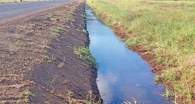 Drainage works undertaken at Soasoa, Labasa recently.