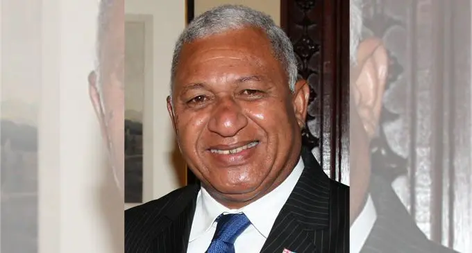 Prime Minister and FijiFirst party leader Voreqe Bainimarama.