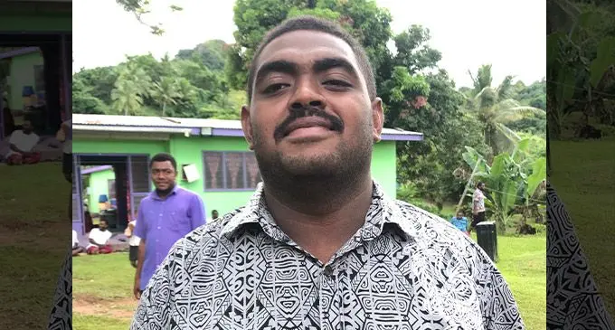 Tabia Village headman Jovesa Rokuta in Cakaudrove on May 13, 2023). Photo: Shratika Naidu
