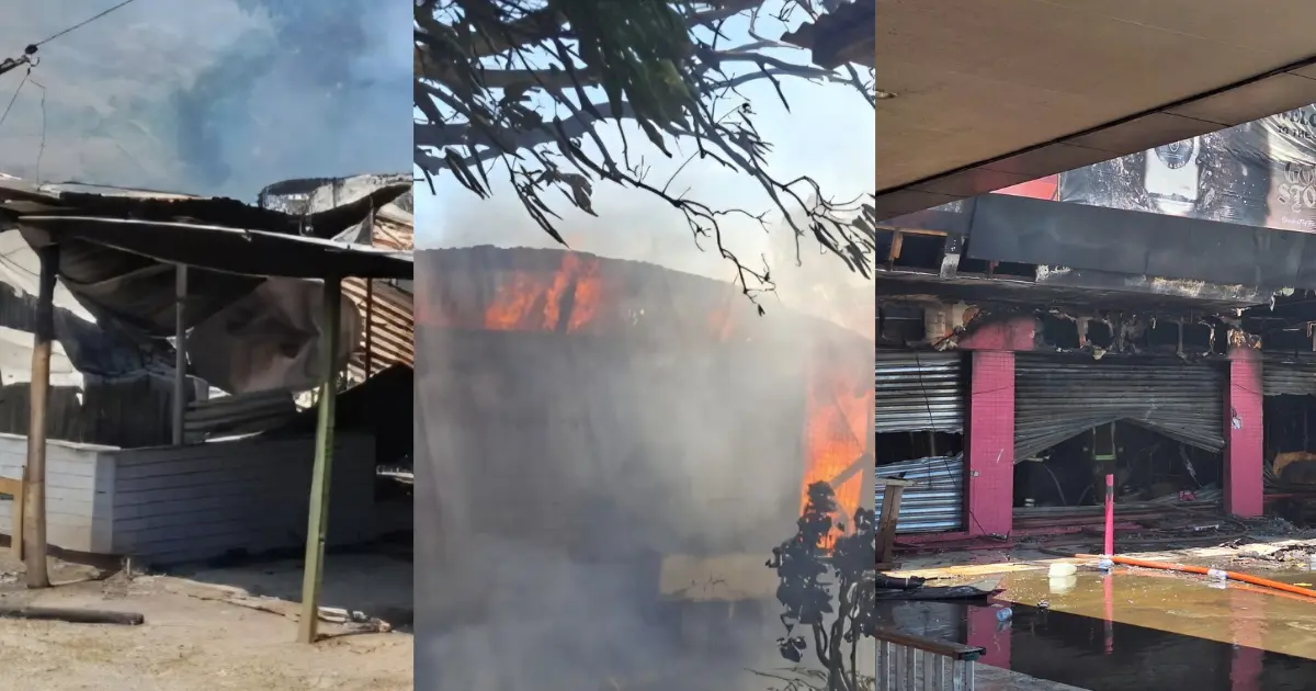 Three fire incidents in the west that occured between 13-14th September 2026