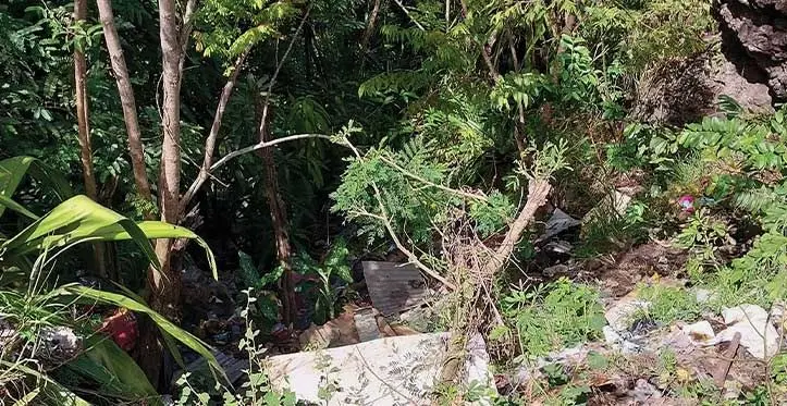 All sorts of rubbish thrown in waterways at Nausori highland. Photo: Mereleki Nai