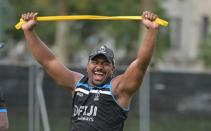 Fiji Airways Flying Fijians squad member Mesulame Dolokoto. Photo: Ronald Kumar