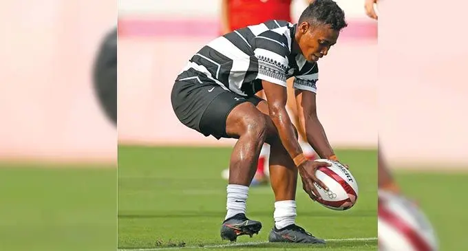 Former Fijiana playmaker Viniana Riwai in action during the 2020 Tokyo Olympic Games.