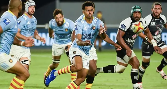 Flying Fijians utility back, Ben Volavola plays for Perpignan in the French ProD2 competition.