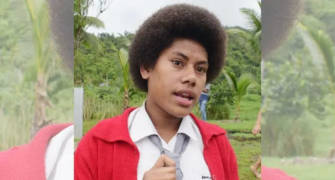 Seruwaia Ikatoga still remembers how her two older sisters and brother were buried under the landslide at Malabe Village in Tailevu  Photo: Ronald Kumar.