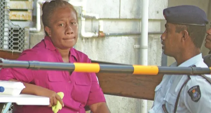 Lice Naululoa outside Court in Suva on February 22, 2019. Photo: Ronald Kumar