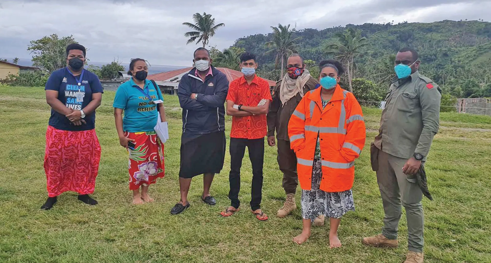 Frontliners in Vunisea, Kadavu.