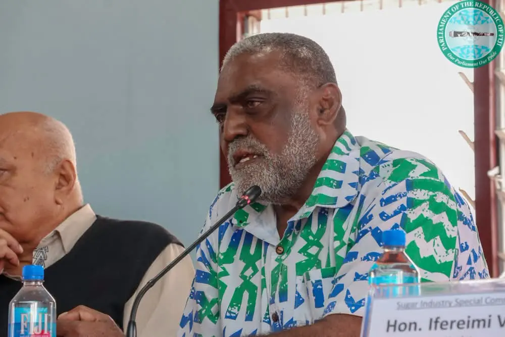 Minister for Sugar Tomasi Tunabuna at at Vanua Levu Arya Samaj Hall at Namara, Labasa on August 6, 2026