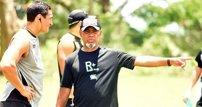Japanese 7s technical advisor rugby Paulo Nawalo during the team training at the Nadi International School on October 29, 2019. Photo: Waisea Nasokia