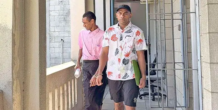 Murder accused Tevita Kapawale outside the High Court in Suva on April 28, 2025. Photo: Beranadeta Nagatalevu