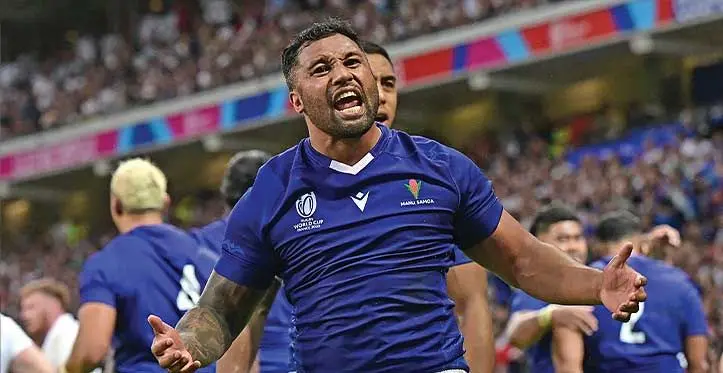 Samoa’s fly-half Lima Sopoaga (C) reacts during the France 2023 Rugby World Cup Pool D match between England and Samoa at the Stade Pierre-Mauroy in Villeneuve-d’Ascq, near Lille, northern France on October 7, 2023. Samoa lost 17-18. Photo: Miguel MEDINA / AFP comment FIJI SUN | MONDAY, OCTOBER 9, 2023 | FIJISUN.COM.FJ 9 LETTERS your views ‘A good newspaper is a nation talking to itself’