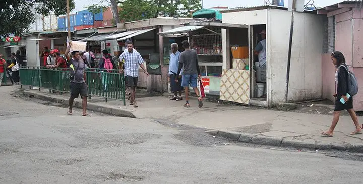 Suva's bus stand. 