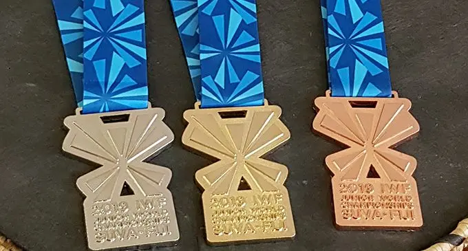 Junior Weightlifting Championship medals