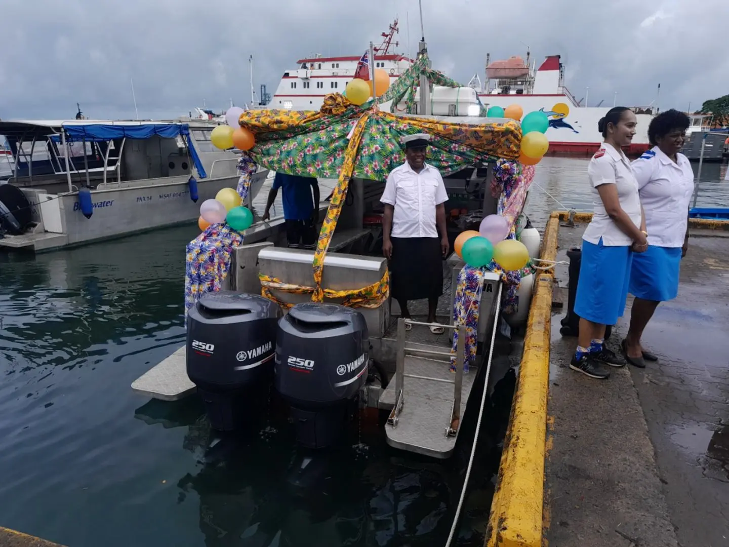 The medical vessel Nasi Yalodina, handed over at the Lautoka Fisheries Wharf, will serve island communities in the Yasawa and Mamanuca groups.