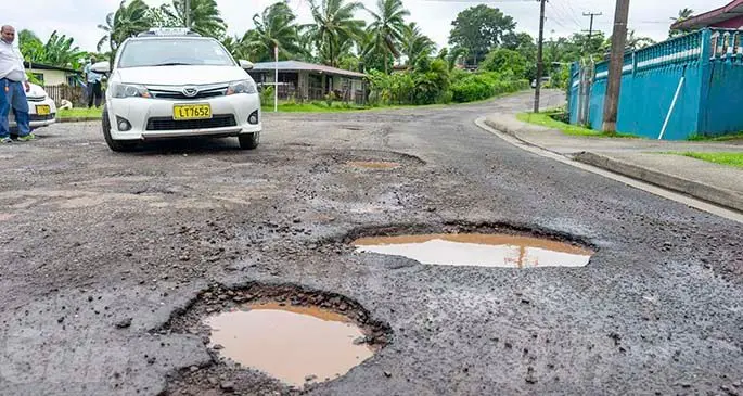 Potholes along Cunningham stage 1 