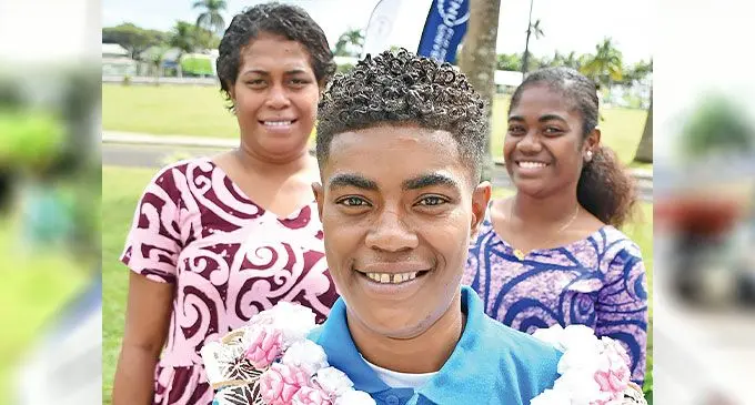 Miliakere Nawa with her two sister’s Vasemaca Cadulala and Talica Vakarawa on July 26, 2024. Photo: Ronald Kumar
