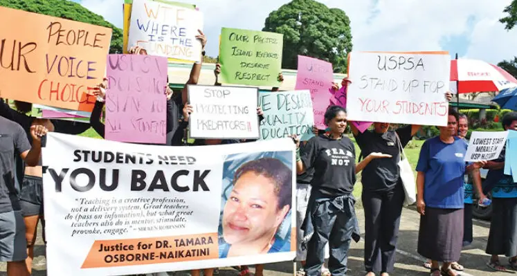 USP protest