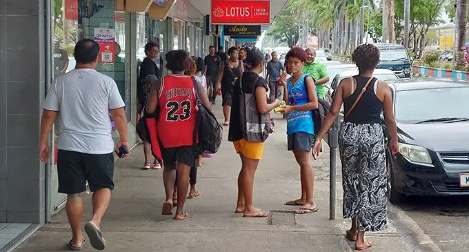 The busy streets of Lautoka on October 6, 2022. Photo: Nicolette Chambers.