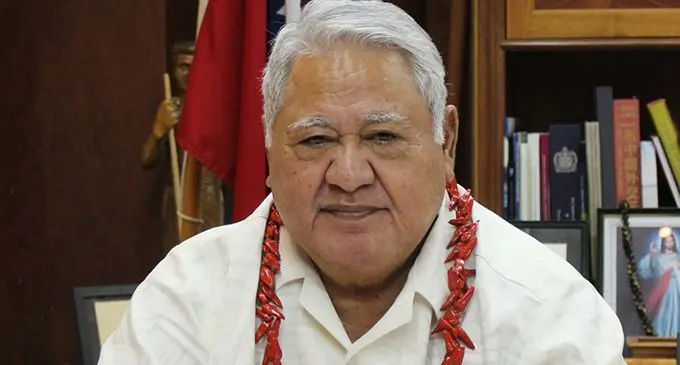 Prime Minister of Samoa, Tuilaepa Aiono Sailele Malielegaoi. 