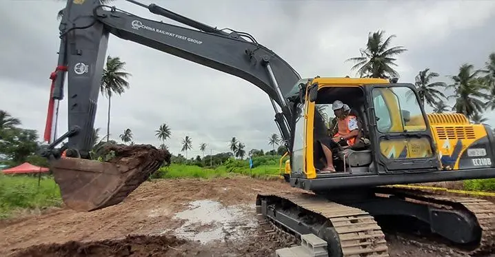 The ground-breaking ceremony of the new Toga Bridge contruction in Toga, Rewa.