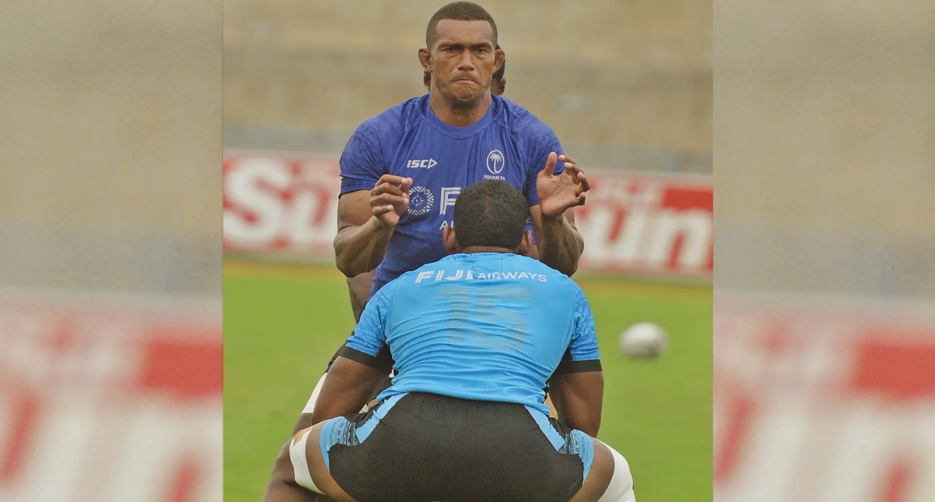 Almost there...  Fiji Airways Fijian 7s training forward Suliano Volivoli trains with the team at the ANZ Stadium, Suva on September 1, 2020. Volivoli is hoping to make his Skipper Cup debut with Suva. He has been playing well for Police Blue in the Suva Rugby Union club competition. Photo: Ronald Kumar