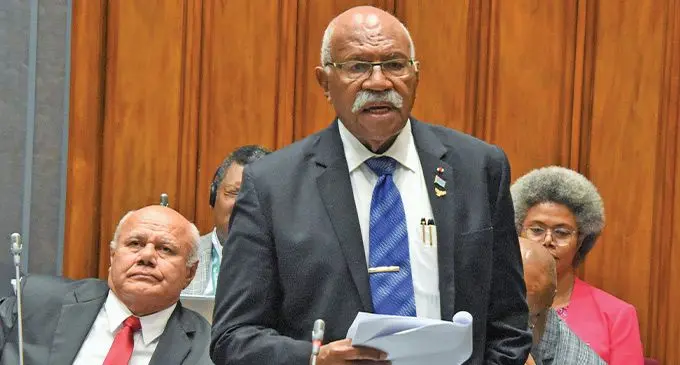 Prime Minister Sitiveni Rabuka. Photo: Parliament News