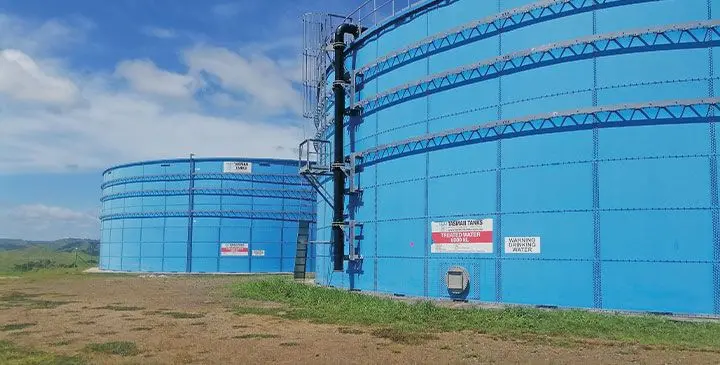 Picture of the Nawaicoba Pump Station and Reservoir. Photo: Mereleki Nai