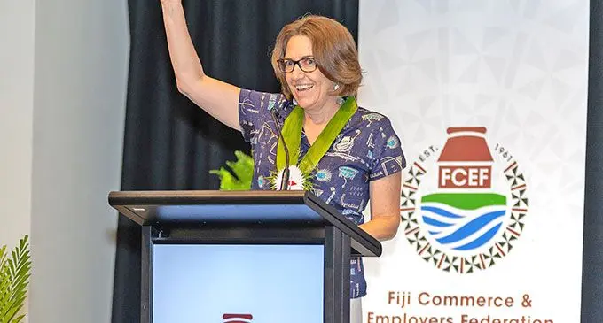 Natural Waters of Viti Pte Limited assistant general counsel South Pacific, Marigold Moody. Photo: Fiji Commerce & Employers Federation