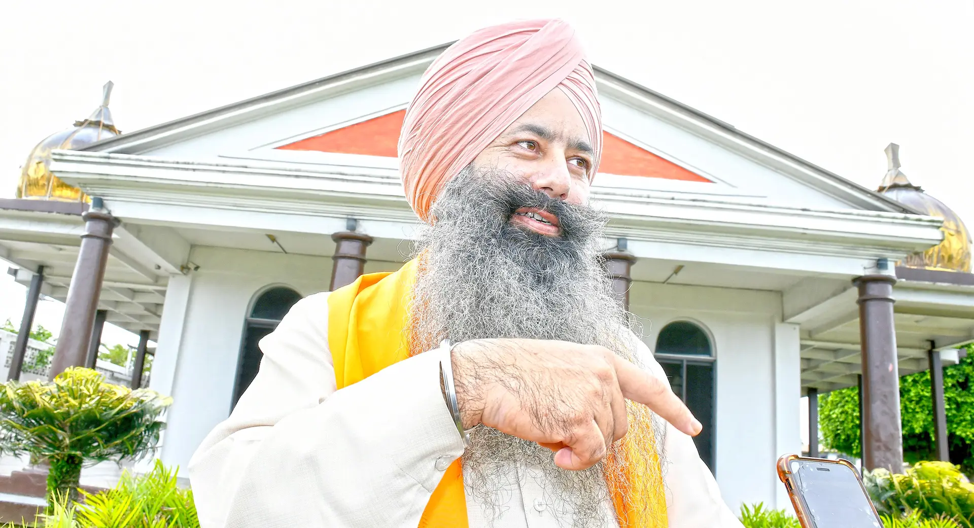 Samabula (Gurudwara Sahib) Sikh temple head priest Bhai Ji Sandeep Singh on preparations for Baisakhi celebration on April 8, 2026.