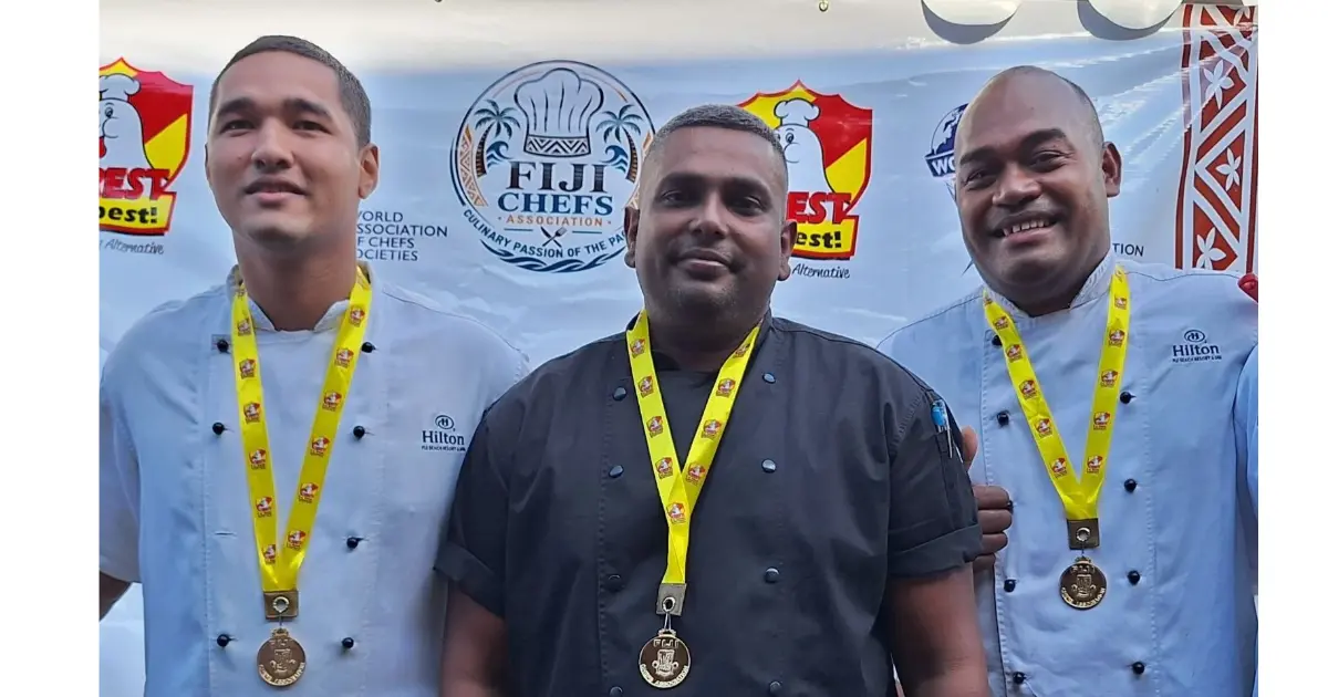 From left: Michael Wise, Mohammed Shameer and Samu Talai. Photo: Wai sea Nasokia 