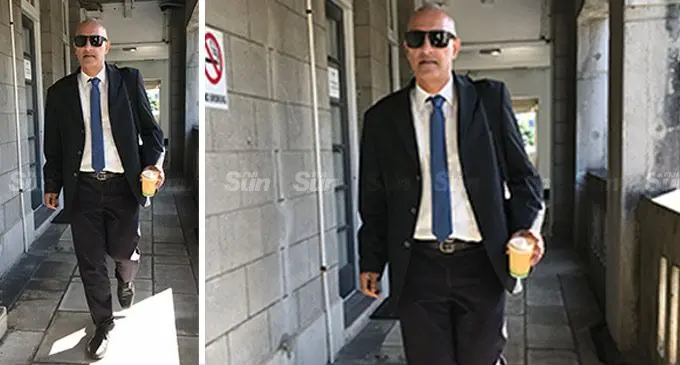 Aman Ravindra-Singh outside the Civil High Court August 9,  2022. Photo: Ashna Kumar