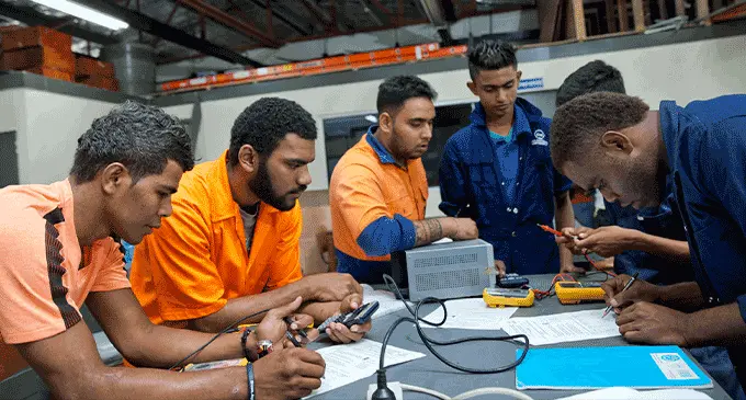 Engineering students at the Fiji National University. Photo: FNU Media