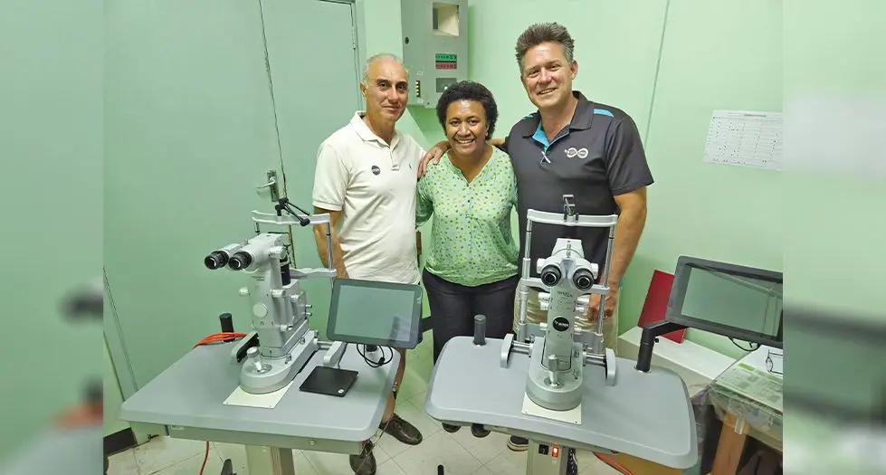 Lautoka and Ba Aspen Hospitals’ eye departments received advanced eye laser machines this week from Aspen Medical
