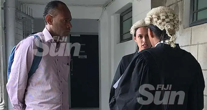 Michael Junior Mow outside the High Court in Suva on January 27, 2020. Photo: Ashna Kumar