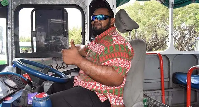 Alphonsus Singh, driver of Nadi General Transport, at the Nadi Bus Stand. Photo: Mereleki Nai