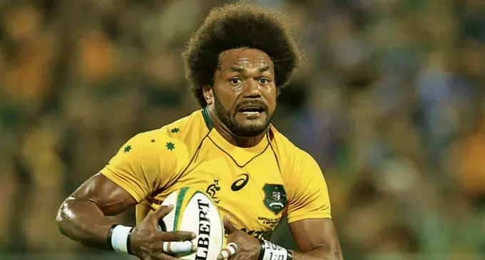 Henry Speight on the attack for Wallabies.  Photo: Zimbio