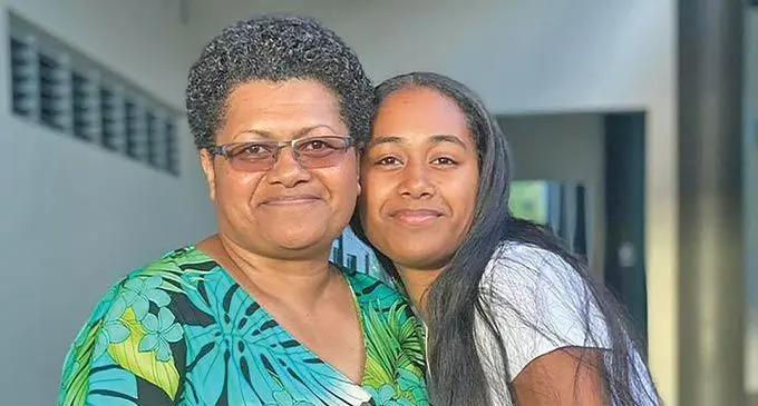 From left: Entrepreneur Veniana Nacolarara with her daughter, Lani Maka (right). Ms Nacolarara is the owner of Makas Pastries at Kalokolevu Village, Lami.